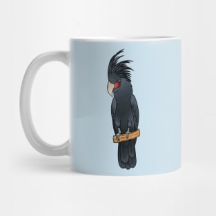 Palm cockatoo bird cartoon illustration Mug